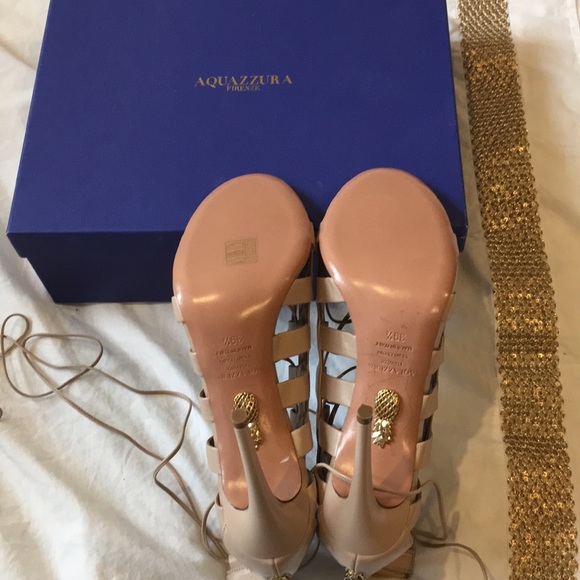 Brand new Aquazurra Lace up heels - Picture 4 of 4